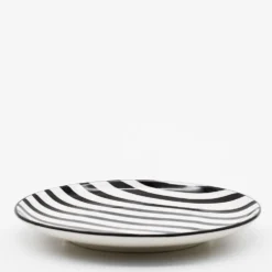 Assiette rayée 