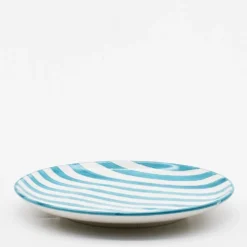 Assiette rayée 