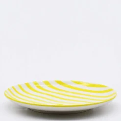 Assiette rayée 