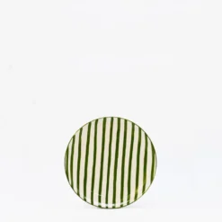 Assiette rayée 