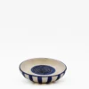 Assiette à râper rayée "Costa Nova Mar" - Bleu