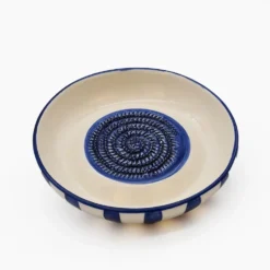 Assiette à râper rayée 