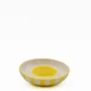 Assiette à râper rayée "Costa Nova Mar" - Jaune