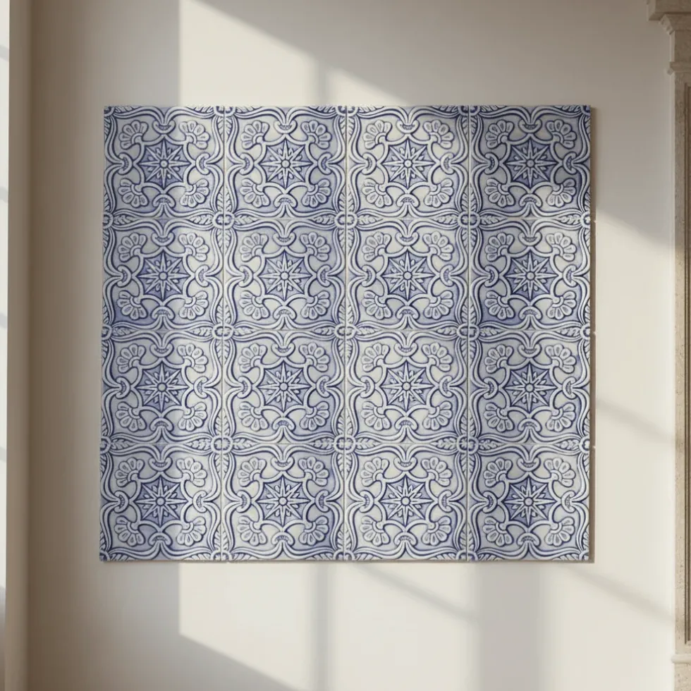 Azulejo Padrão à relief - 15x15cm