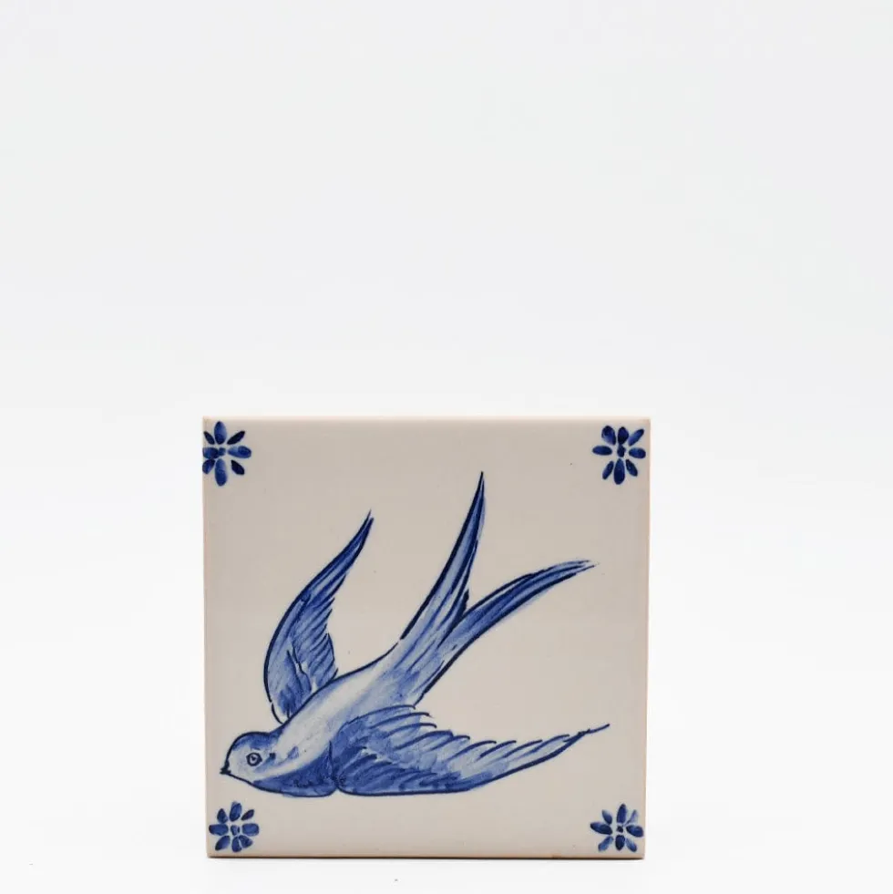 Azulejo 11x11cm - Andorinha
