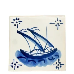 Azulejo 14x14cm - Caravela