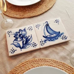 Azulejo 14x14cm - Caravela