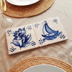 Azulejo 14x14cm - Coelho