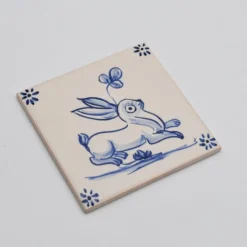 Azulejo 11x11cm - Coelho