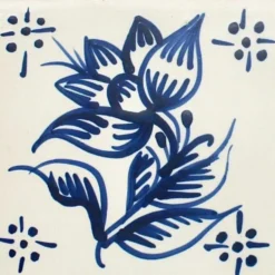 Azulejo 14x14cm - Flor