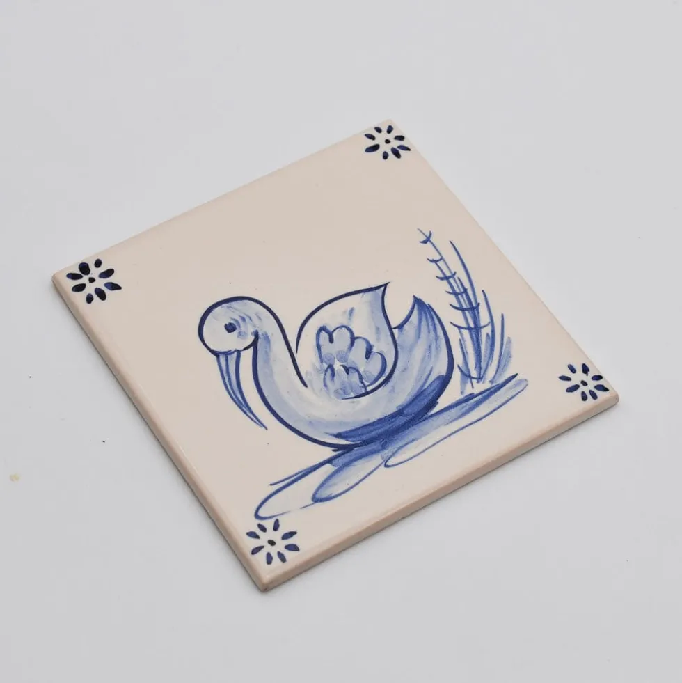 Azulejo 11x11cm - Pato