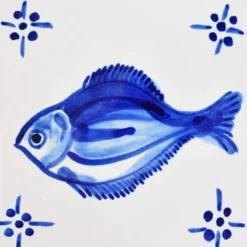 Azulejo 14x14cm - Peixe