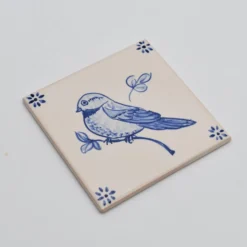 Azulejo 11x11cm - Pássaro