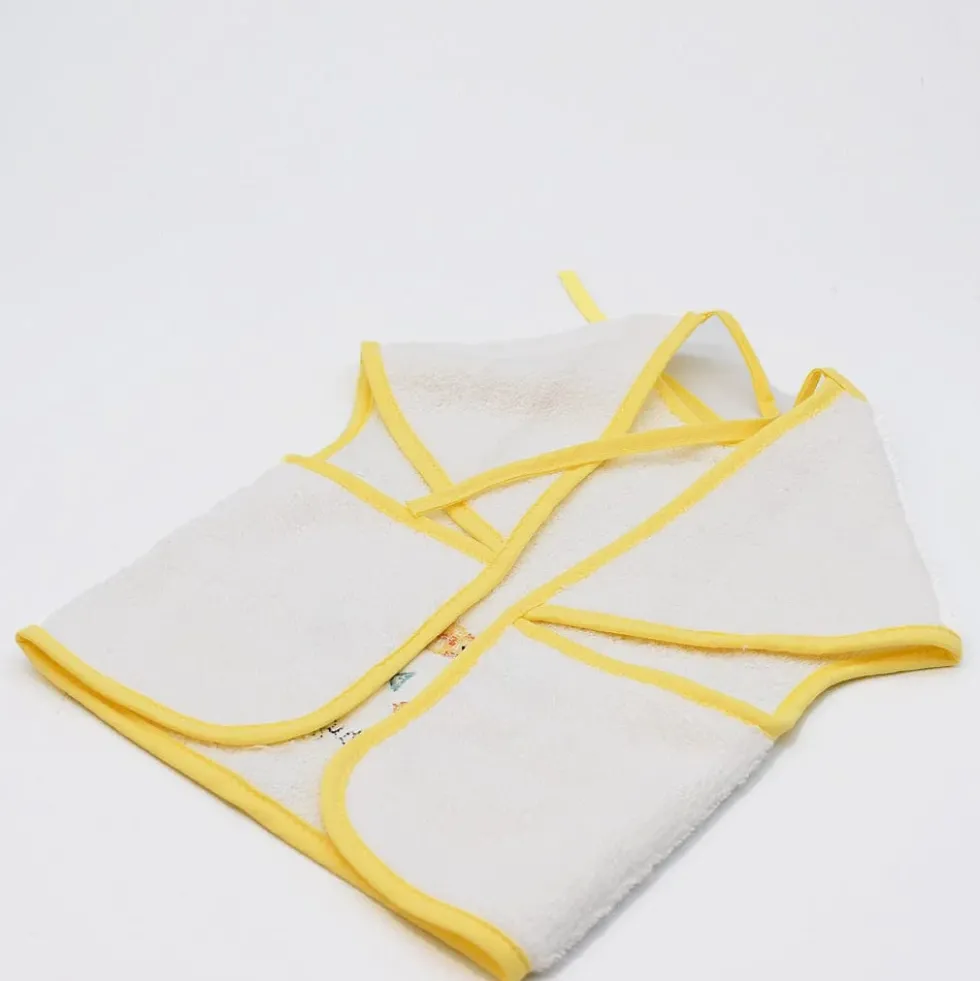Bavoir tablier "Sardinhas" - Jaune