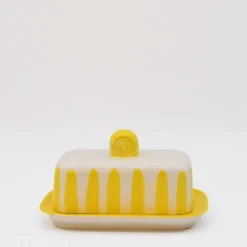 Beurrier rayé "Costa Nova Mar" - jaune