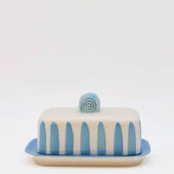 Beurrier rayé "Costa Nova Mar" - Turquoise
