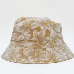Bob réversible en coton - Beige