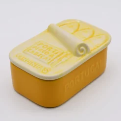 Boite en céramique "Sardinhas" - Jaune
