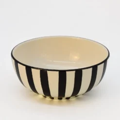 Bol à céréales rayé "Costa Nova Mar" 16cm - Noir