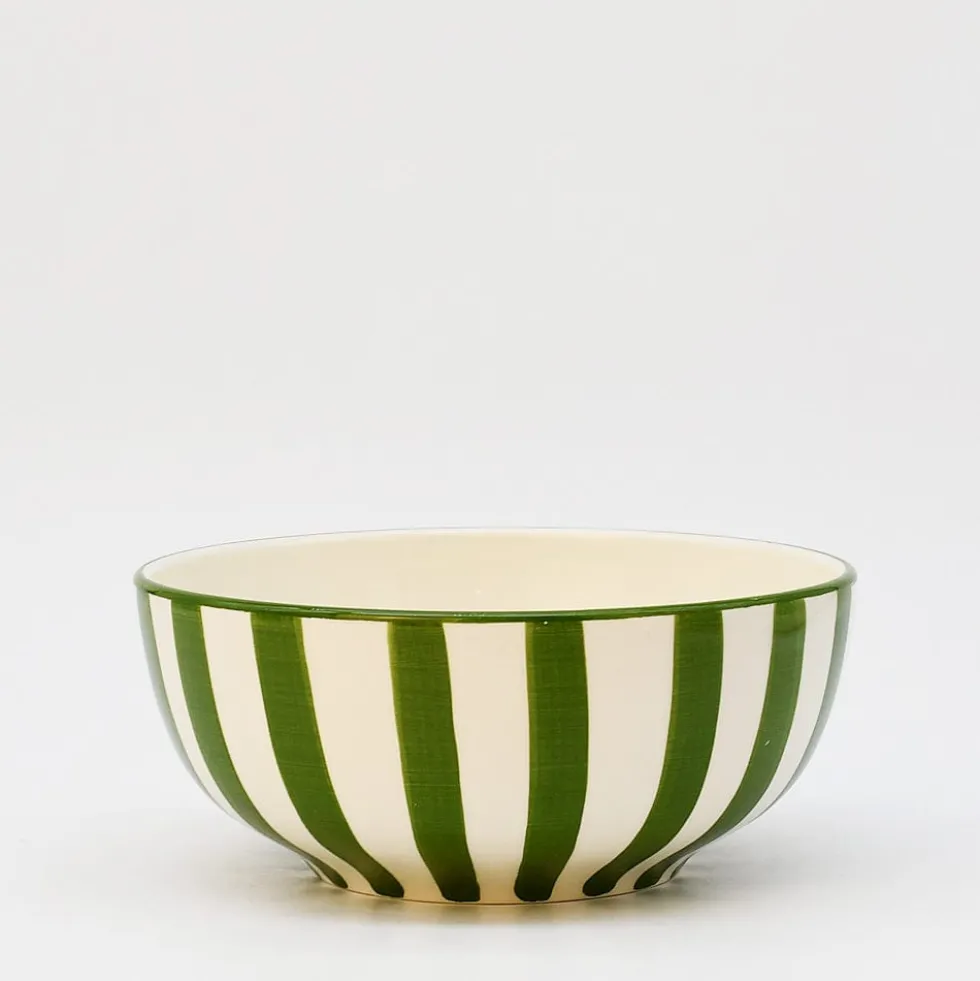 Bol à céréales rayé "Costa Nova Mar" 16cm - Vert