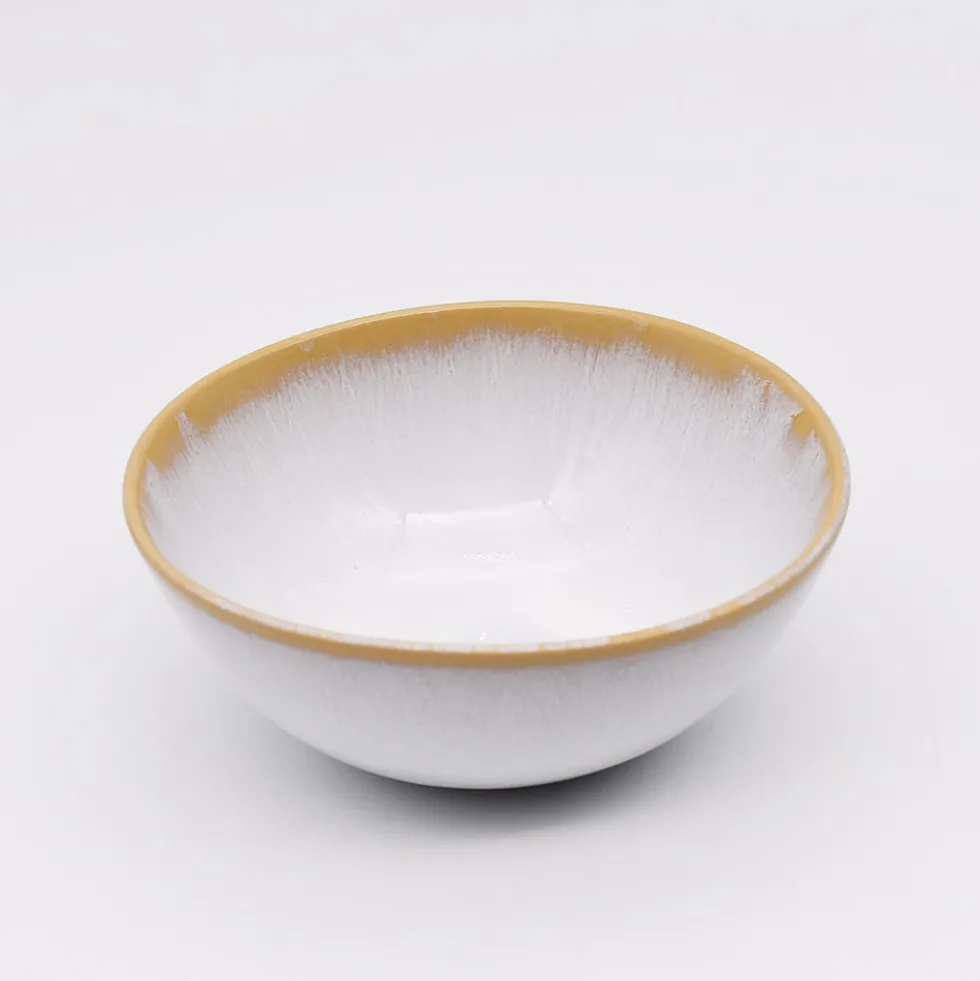 Bol en grès "Amazonia" Blanc