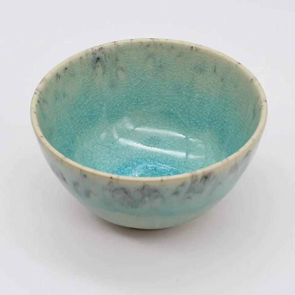 Bol en grès "Madeira" 14cm - Vert