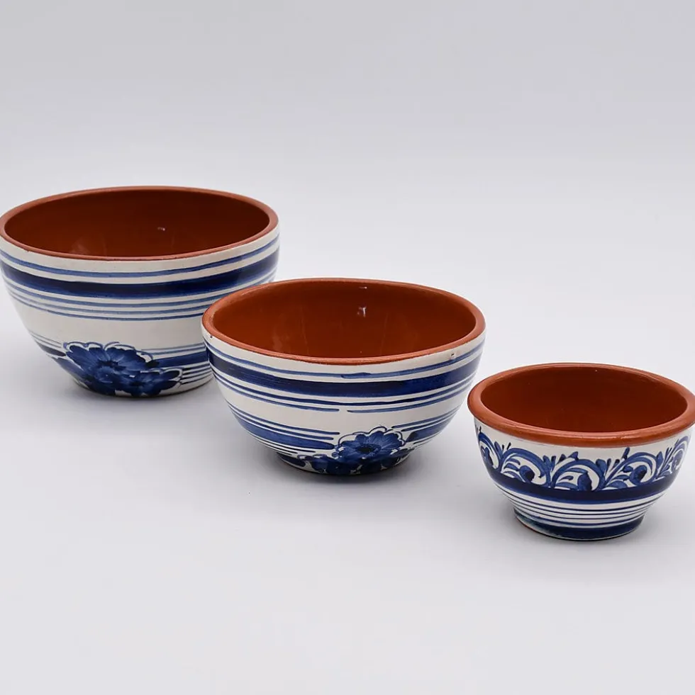 Bol en terre cuite 14cm - Bleu