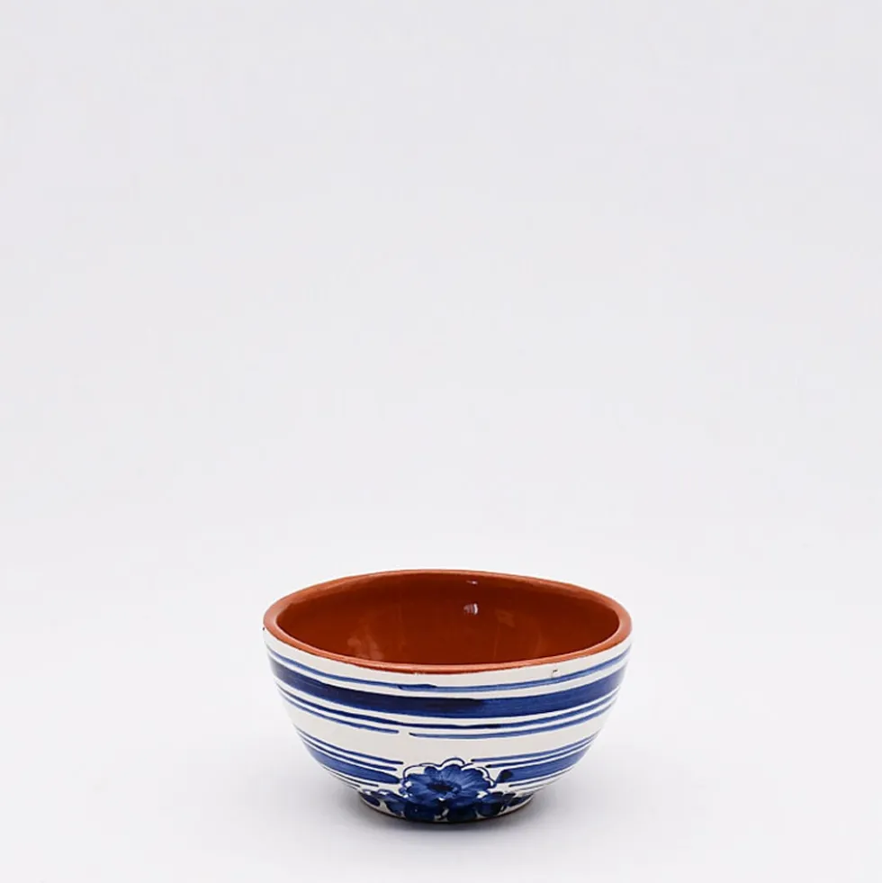 Bol en terre cuite 12cm - Bleu