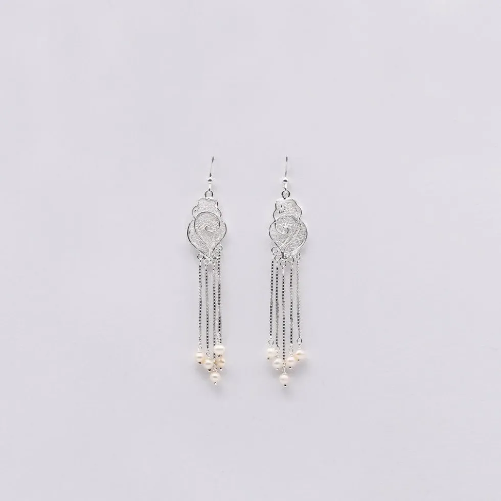 Boucles d'oreille en argent
