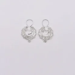 Boucles d'oreille en argent - 4cm