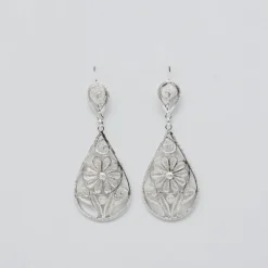 Boucles d'oreille en argent - 6cm