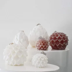 Bougie décorative "Alcachofra" - 19cm