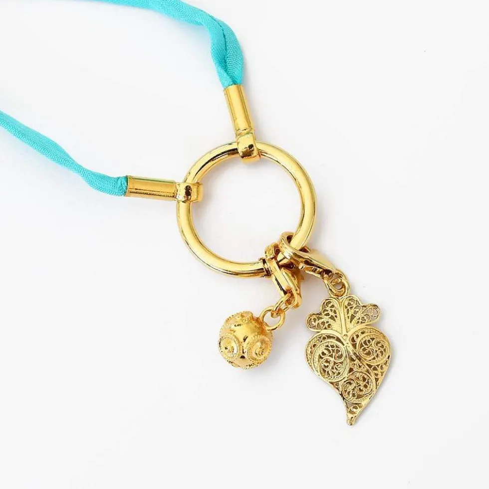 Bracelet attache charms - Turquoise