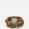 Bracelet en liège 8 lanières