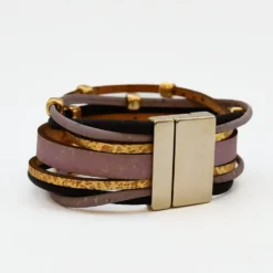 Bracelet en liège 6 lanières