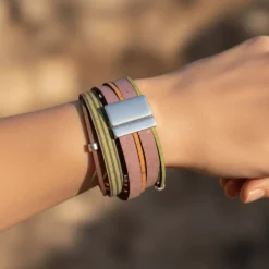 Bracelet en liège 5 lanières