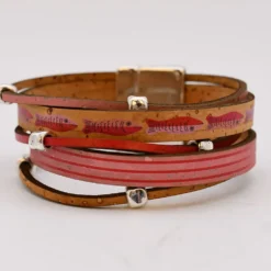 Bracelet en liège 5 lanières