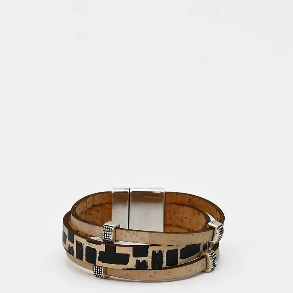 Bracelet en liège 3 lanières