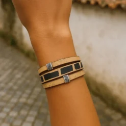 Bracelet en liège 3 lanières