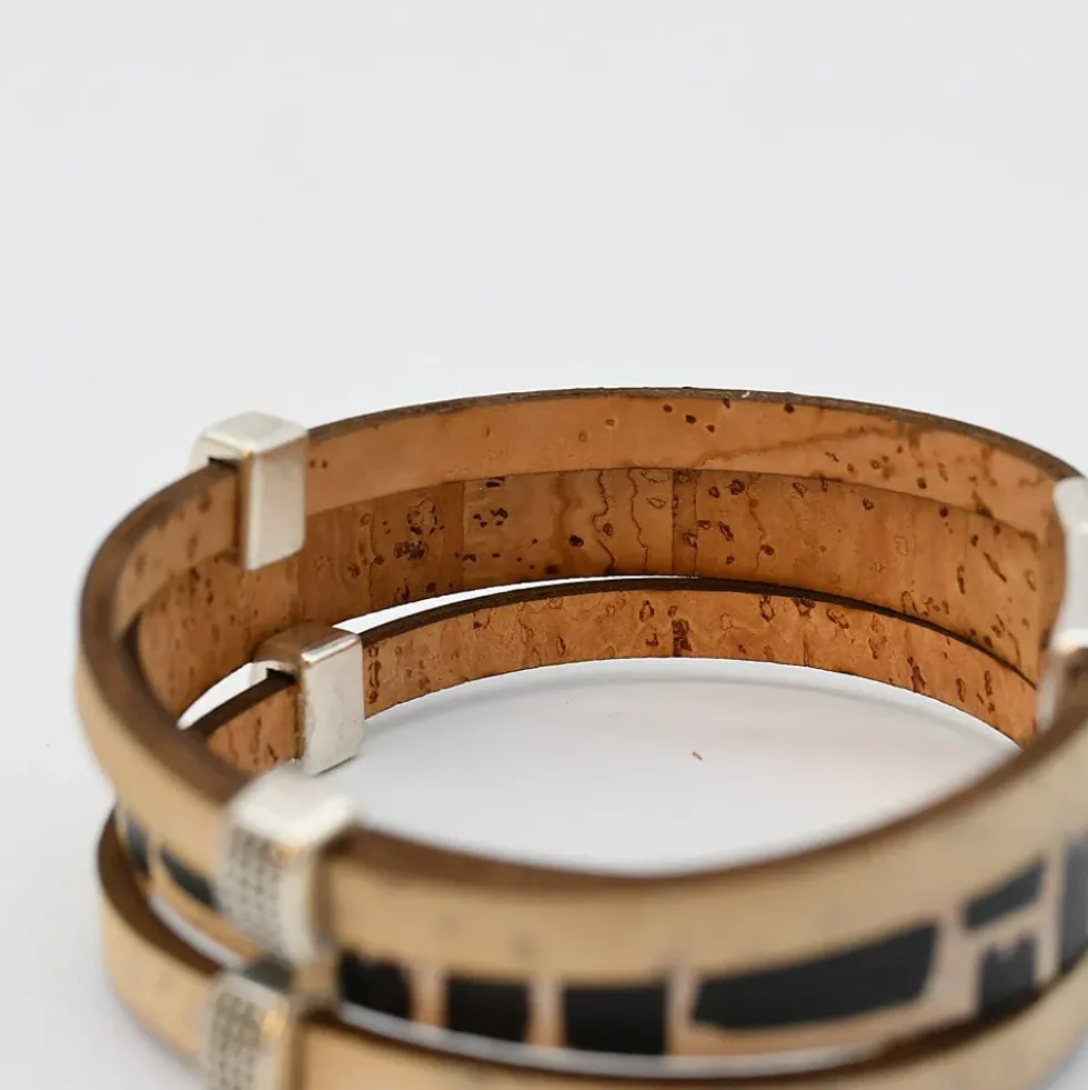 Bracelet en liège 3 lanières