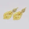 Brincos À Rainha I Boucles d'oreille en argent doré - 6.5cm