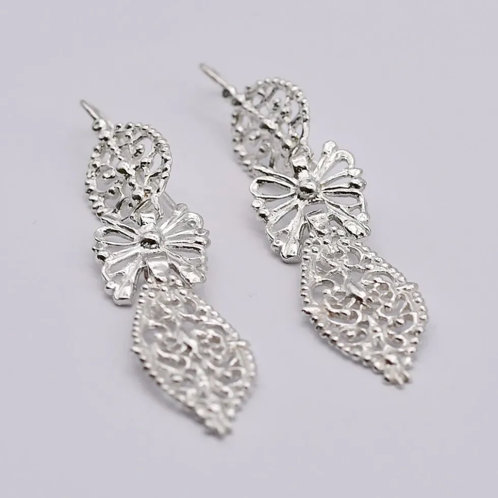 Brincos À Rei I Boucles d'oreille en argent - 6cm