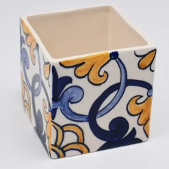 Cache pot en céramique "Azulejos" - 11cm