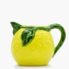 Carafe en céramique en forme de citron