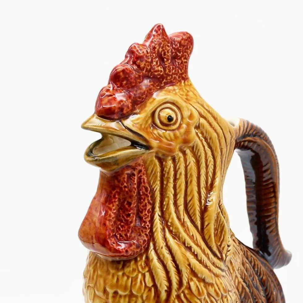 Carafe en céramique en forme de Coq