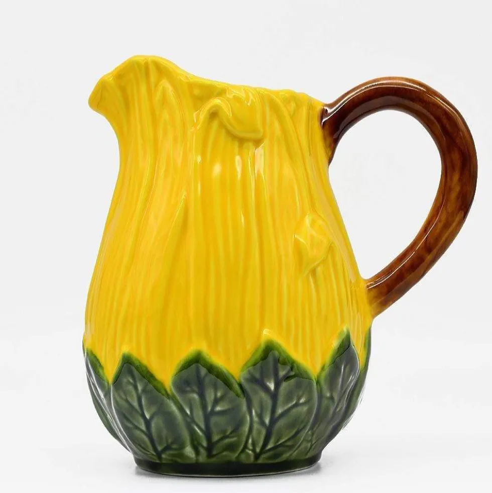 Carafe en céramique en forme de Tournesol