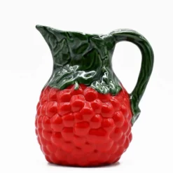 Carafe en céramique "Uvas" - Rouge