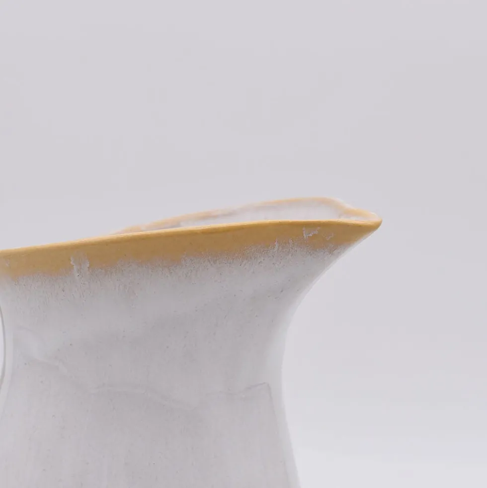 Carafe en grès "Amazonia" Blanche