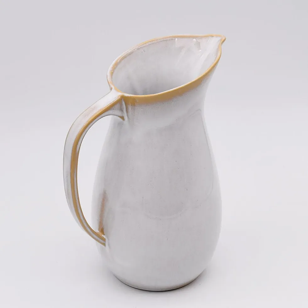 Carafe en grès "Amazonia" Blanche