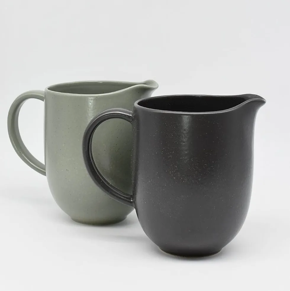 Carafe en grès “Pacifica" - Anthracite